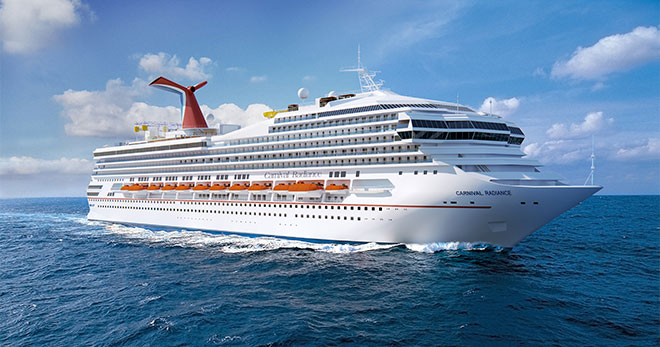 Carnival Radiance, Carnival Cruise Line. SoloCruceros.co