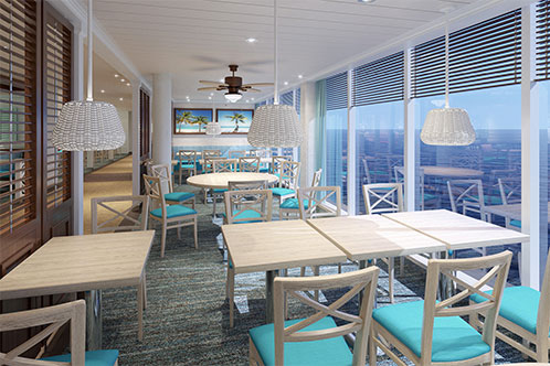 Gastronomía y restaurantes de Carnival. SoloCruceros.com