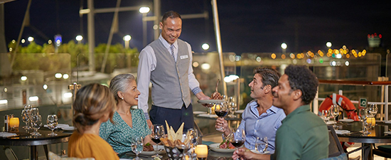 Restaurantes innovadores, Windstar Cruises. SoloCruceros.co