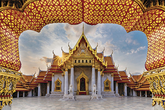 Templo de Tailandia, crucero vuelta al mundo. SoloCruceros.co