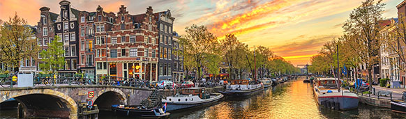 Visita los canales de Ámsterdam en tu crucero. SoloCruceros.com