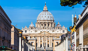 El Vaticano, Basílica de San Pedro. SoloCruceros.com